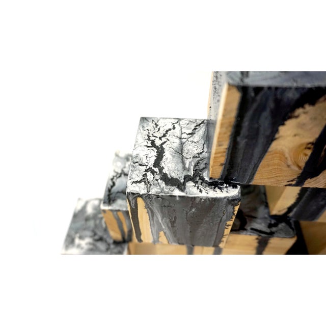 Sumit Mehndiratta, Unblock Sculpture, India, 2021, Acrylic on Wood For Sale - Image 4 of 6