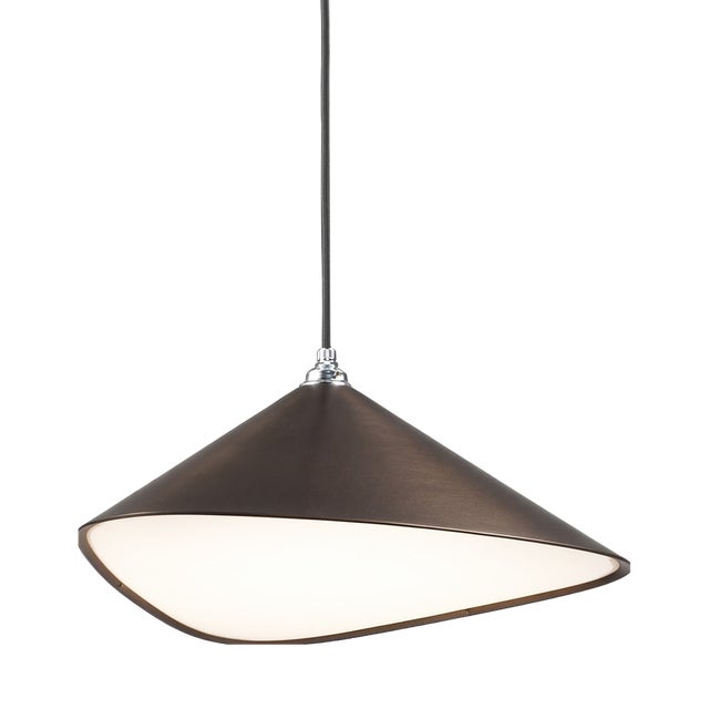 Emily II Pendant Light in Dark Bronze Semi-Matte by Daniel Becker for Moss Objects For Sale