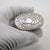 A refined example of mid-century italian silversmithing, this vintage oval trinket box is meticulously crafted from solid...