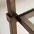 Vintage Italian Bookcase in Satin Metal and Glass, 1970s For Sale - Image 6 of 12
