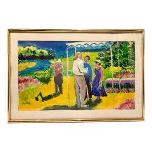 1990s Maine August Wedding Painting