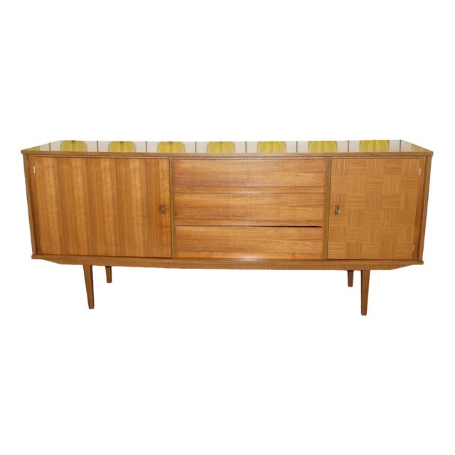 Wood Veneer Sideboard, Sweden, 1960s For Sale