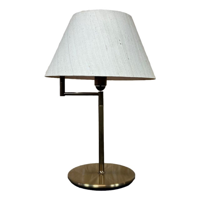 Space Age Brass Swivel Table Lamp, 1960s For Sale