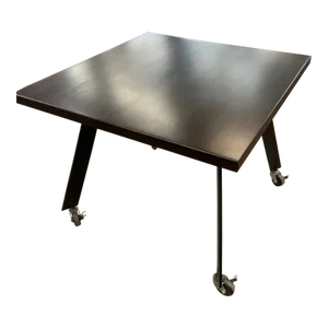 One of a Kind Custom Dark Stained Maple Dining or Game Table