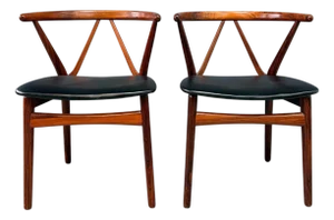 Henning Kjærnulf Model 255 Dining Chair in Rosewood for Bruno Hansen Mid Century