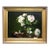 William Martin Untitled Peonies Flower Oil on Canvas W/Custom Frame Hand Signed For Sale