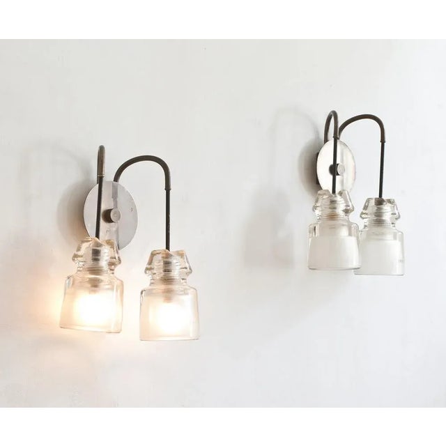 Mid-Century Modern Vintage Italian Wall Lights, 1950s, Set of 2 For Sale - Image 3 of 9