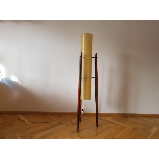 Wood Mid-Century Rocket Floor Lamp, 1960s For Sale - Image 7 of 17
