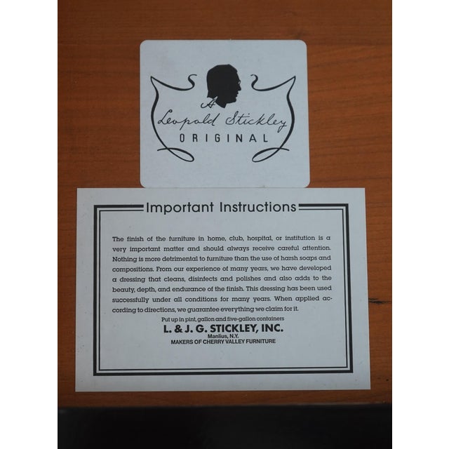 Stickley Federal Style Mahogany Pembroke Lamp Table For Sale - Image 16 of 18