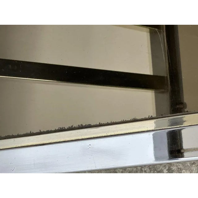 Service / Roller Table in Chromed and Golden Brass from Belgo Chrom / Dewulf Selection, 1960s For Sale - Image 11 of 13