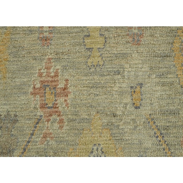 Turkish Oushak Rug 5'3" x 7'4" #18626 For Sale In Houston - Image 6 of 8