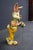 1950s 1950s Hand-Painted Folk Art Rabbit Figure With Carrot For Sale - Image 5 of 13