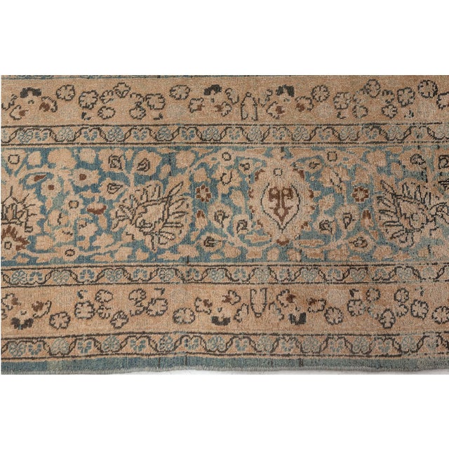 Authentic Persian Tabriz Botanic Hand Knotted Wool Rug For Sale In New York - Image 6 of 9