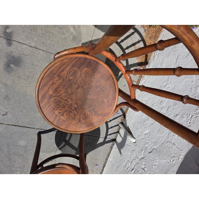 J & J Kohn Mundus Bentwood Cafe Chairs Set Two For Sale - Image 9 of 10