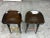 Wood Brownstone Balboa Bar Stools, Pair For Sale - Image 7 of 12
