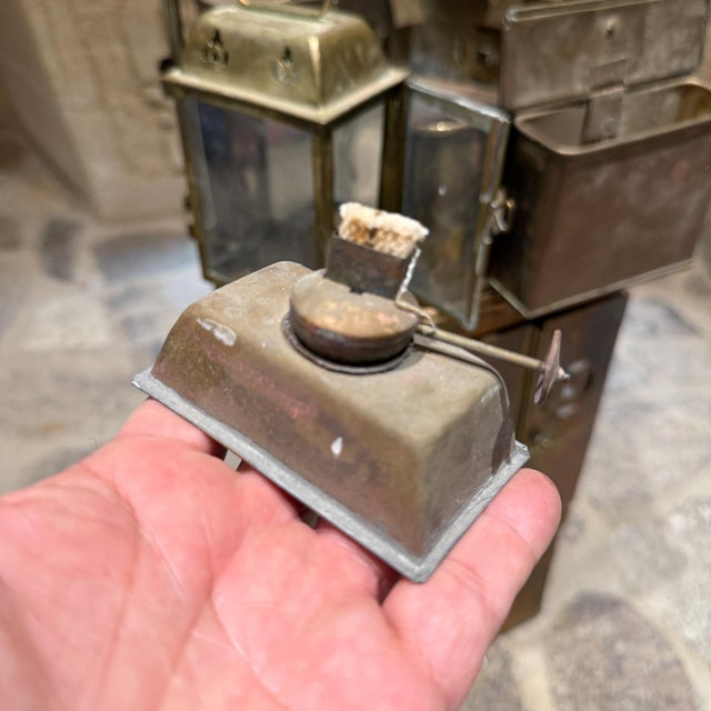 Antique Brass Asian Street Vendor Noodle Cart For Sale - Image 9 of 16