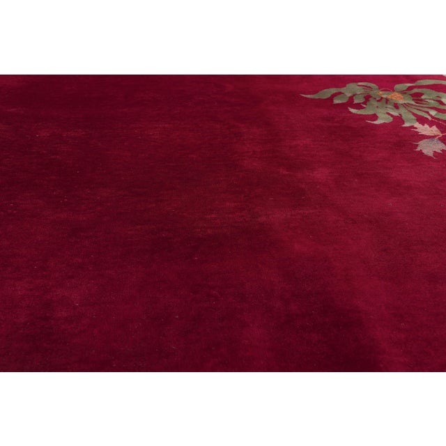 Early 20th Century Antique Chinese Art Deco Rug, 08'11 X 11'04 For Sale - Image 5 of 10