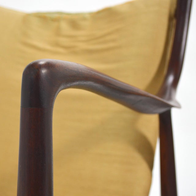 Brown Pair of Finn Juhl #45 Chairs by Baker For Sale - Image 8 of 9