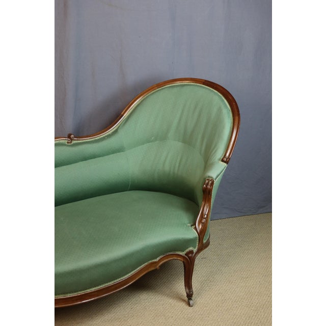 Brown 19th Century Louis Philippe Chaise Lounge For Sale - Image 8 of 12
