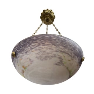1930s Noverdy Hanging Light, France For Sale