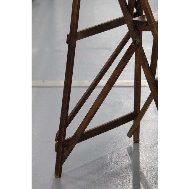 Wooden Foldable Library Stairs, 1950s For Sale - Image 14 of 18
