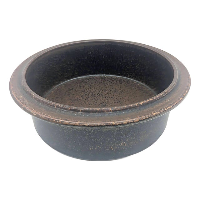 1970s Ulla Procopé Arabia Finland "Ruska" Vegetable and Side Dish Serving Bowl For Sale