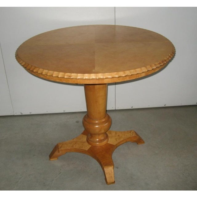 Antique Round Extendable Table from Befos, 1900s For Sale - Image 10 of 11