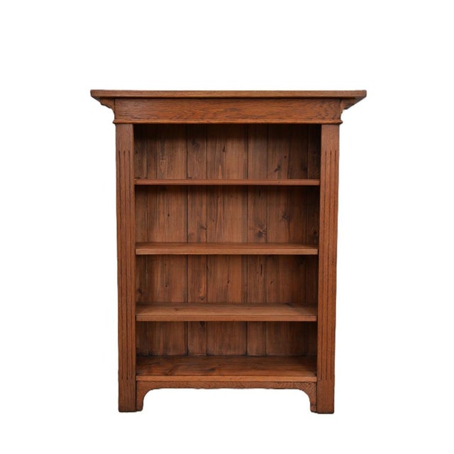 Arts and Crafts Oak Open Bookcase, 1900 For Sale - Image 16 of 16