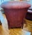 Vintage Pair of Oxblood Tufted Leather Writers Recliner Armchairs For Sale In Miami - Image 6 of 10
