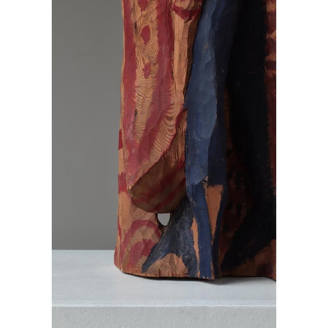Erik Höglund, Untitled, 1950s, Carved and Painted Pinewood For Sale - Image 6 of 18