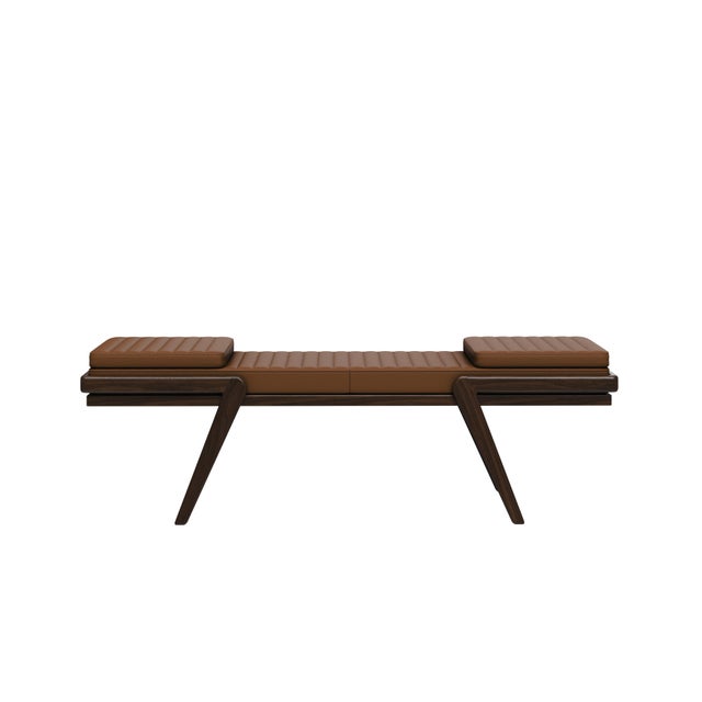 Milton Bench by Wood Tailors Club For Sale - Image 13 of 13