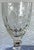 Elegant Rogaška Queen crystal water goblet featuring the ornate cut and engraved decoration associated with this...