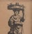 Figurative Cornelis Bega "Woman Holding a Basket" Etching For Sale - Image 3 of 7