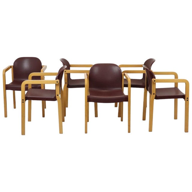 Vintage Design Chairs by J.B. Meijer for Kembo, 1980s, Set of 6 For Sale - Image 18 of 18