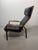 Wood Mid-Century Lamino Black Leather Lounge Chair Model P583 by Yngve Ekström for Swedese, Sweden 1960s For Sale - Image 7 of 10