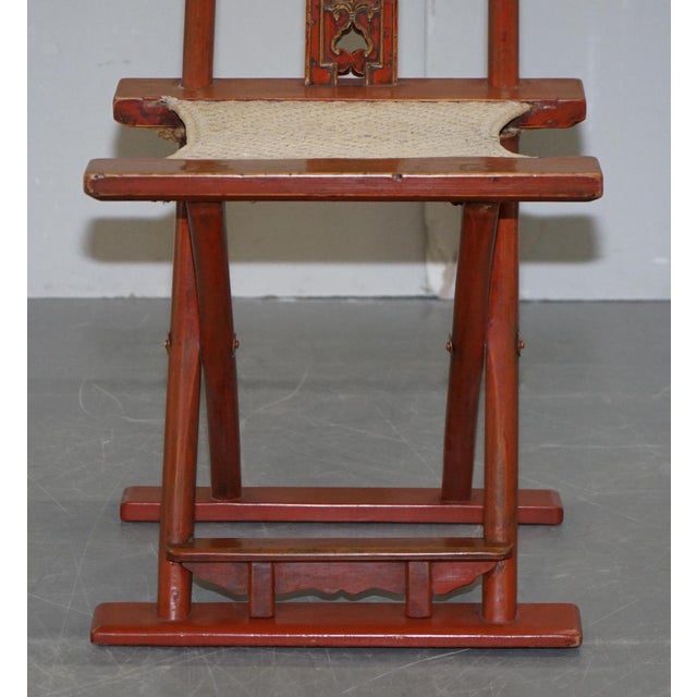 Antique Folding Chair For Sale - Image 9 of 17