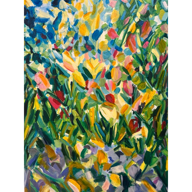 Stunning Landscape Foliage Painting by Tiffany Stronsky For Sale