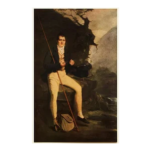 1956 After Henry Raeburn "Lieutenant-Colonel Bryce Mid-Century Modernurdo", Vintage Full-Color Print