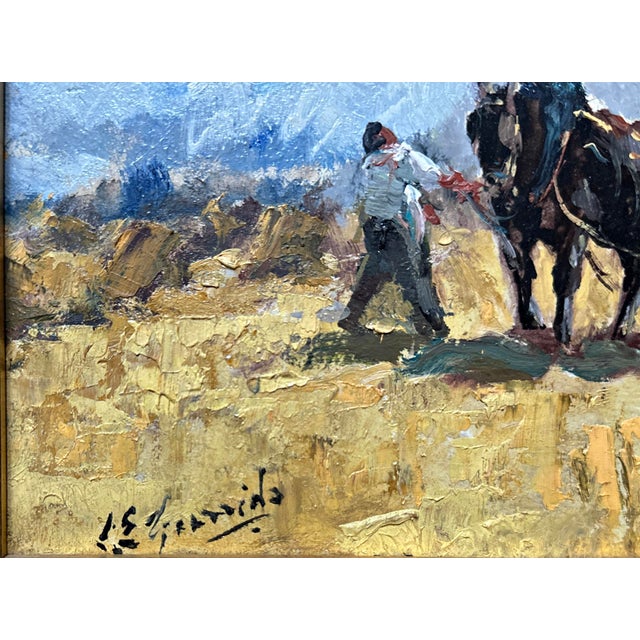 Louis Edouard Garridom Hay Harvest Impressionist, 1920s, Oil For Sale - Image 3 of 8