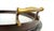 Wood Antique Edwardian Mahogany Inlaid Serving Tray With Brass Handles For Sale - Image 7 of 9