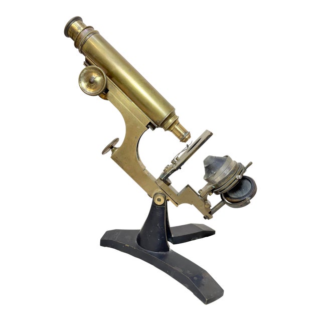 Rare Antique 1876 J Zentmayer Philadelphia Usa Brass Lab Microscope 19th Century For Sale