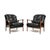 Vintage Swedish Armchairs in Leather by Inge Andersson from Brødere Andersen, 1960, Set of 2 For Sale - Image 11 of 11
