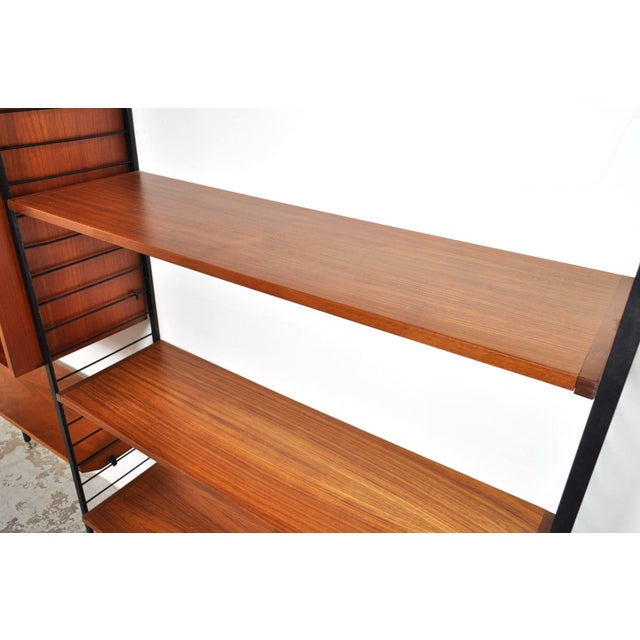 Vintage Wall System with Bookcase by Combineurop, 1960s For Sale - Image 9 of 13