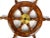 Mid 20th Century Wood Boat Steering Wheel Wall Decor For Sale - Image 6 of 8