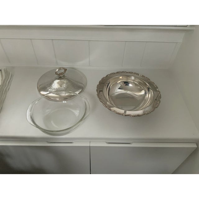 Metal 1970s Oneida Silverplate Chaffing Dish For Sale - Image 7 of 11