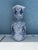 Vintage Blue & White Double Happiness 16” Vase For Sale - Image 4 of 5