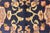 Antique Persian Sultanabad Carpet in Navy Blue Background and Rose Red Border 10'5 X 13' For Sale - Image 10 of 18