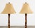 Late 20th Century Lacquered Wood Chinoiserie Gilt Decorated Floor Lamps - a Pair For Sale - Image 4 of 18