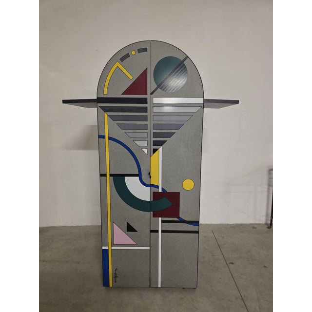 1980s Postmodernist Chest of Drawers by Eugenio Pinuer, 1980s For Sale - Image 5 of 8