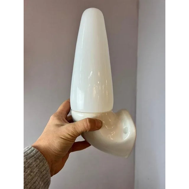 Model 6035 Wall Lamp in White by Sigvard Bernadotte for Ifö For Sale - Image 3 of 10